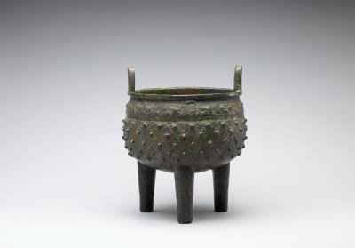 图片[3]-Ding cauldron with knob and kui-dragon pattern, late Shang dynasty, c. 13th-11th century BCE-China Archive